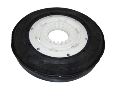 Schrubbbürste - mittel Poly 0,45 glatt weiß/Poly 0,75 glatt weiß